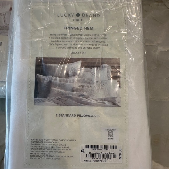 Lucky Brand HOME complete Queen/full duvet set - Picture 9 of 11